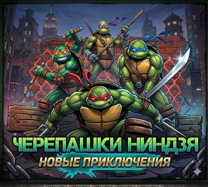Черепашки-ниндзя — Новые приключения